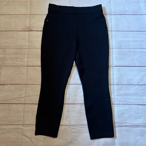 SPANX Black High-Waist dress pants size medium petite